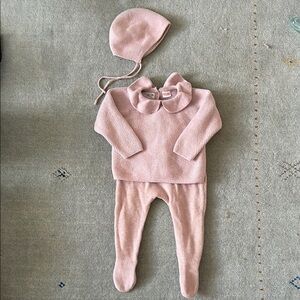 Zara Pink Matching Footies Set